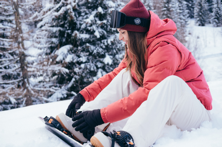 Veste de ski Protest Prtsnowdrops (Fudgecamel) Femme - Alpinstore