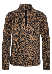 Missy jr Leopard print fleece jumper