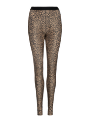 Heather Leopard print thermal trousers