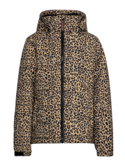 Candy jr Leopard print ski jacket