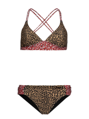 Marin Leopard print triangle bikini