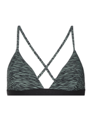 Mixdali Zebra triangle bikini top
