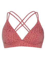 Mixsupero Leopard triangle bikini top