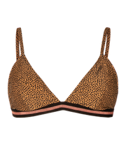 Mm dali Leopard print triangle bikini top