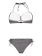 Prtbarbera Striped bandeau bikini
